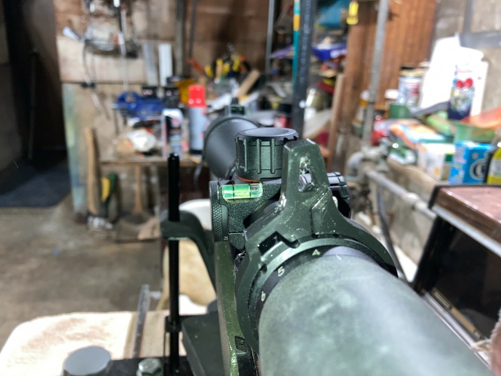 Bushnell Nitro 2.5-10x44 scope throw lever