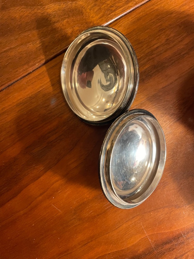 TIFFANY CO Silver Soldered Pots 7469 DOUBLE