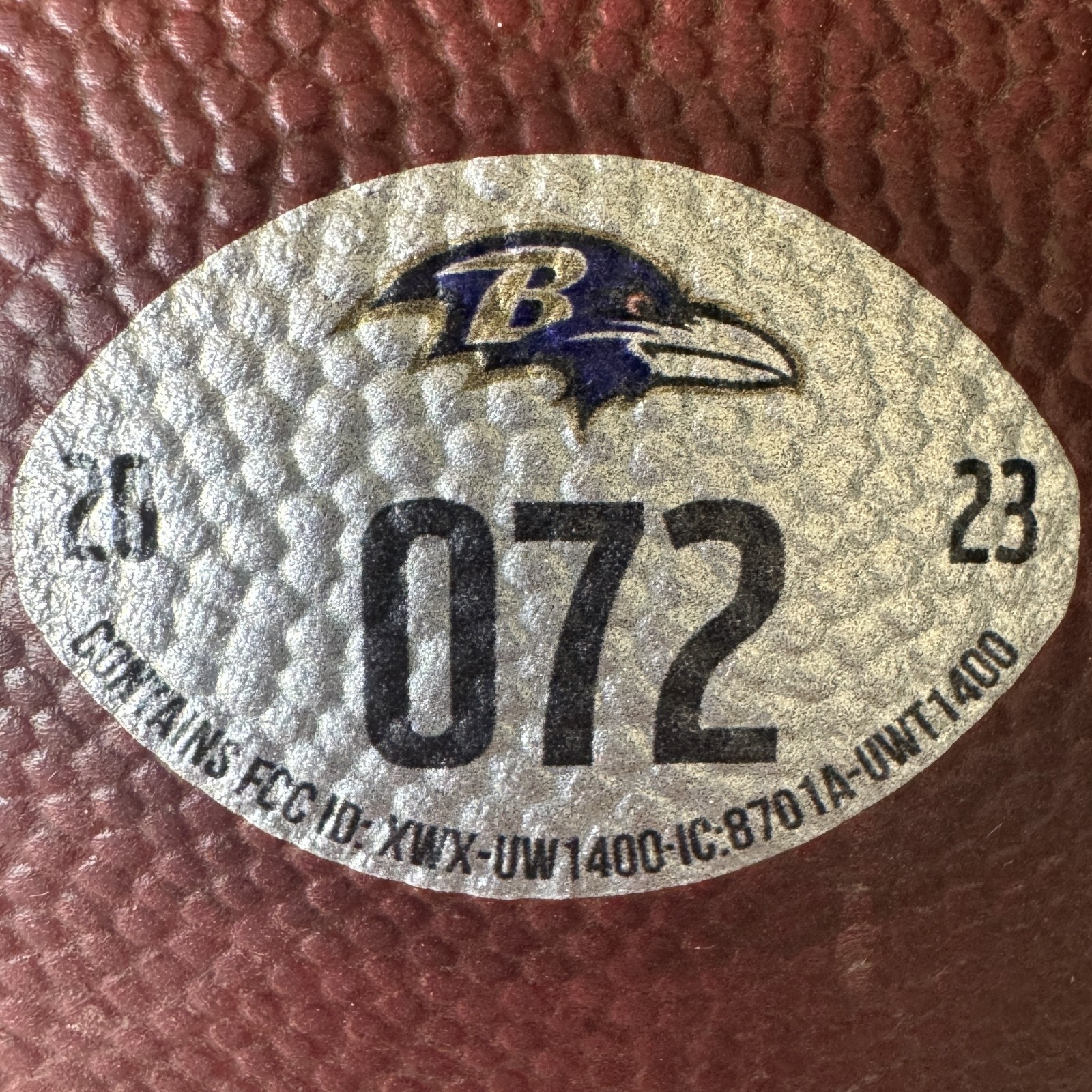 Lamar Jackson PHOTOMATCHED GAME-USED Ravens Football vs Chiefs 01/28/24 AFC game