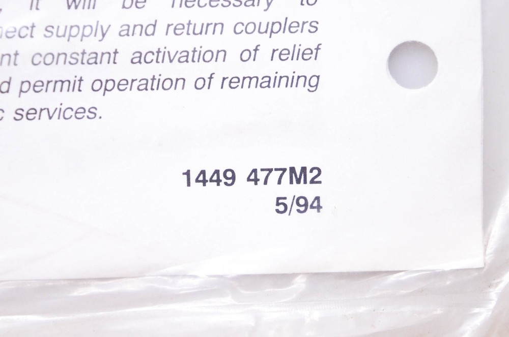 Installation Instructions Auxiliary Control Valve & Couplers