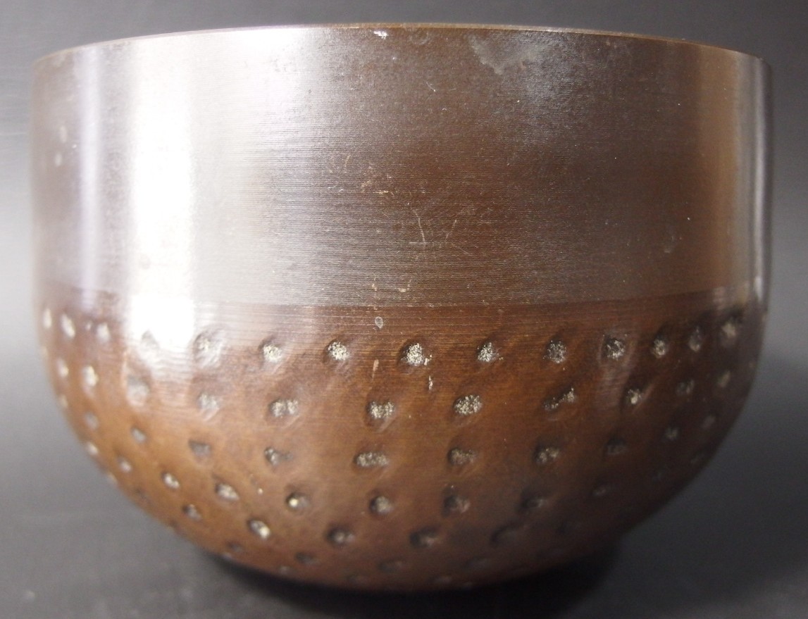 or25110 JAPANESE BUDDHIST SINGING BOWL ORIN GONG 6.3 inch / 16 cm Wide VINTAGE