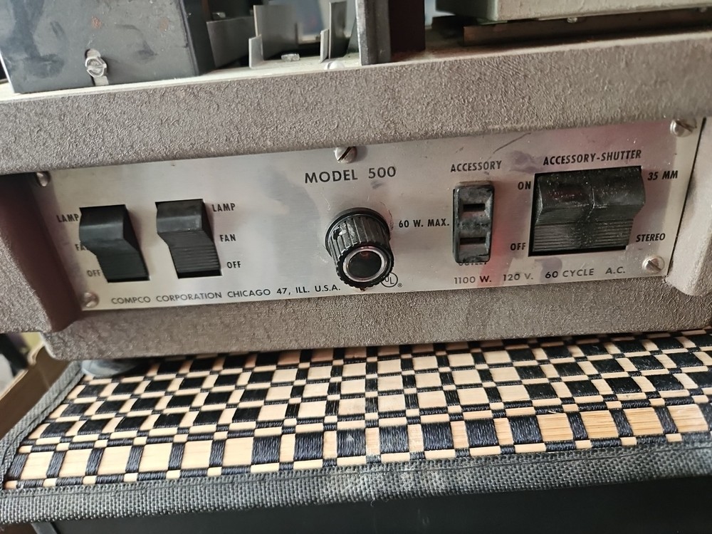 Compco Slide Projector Model 500 Parts Only Vntg