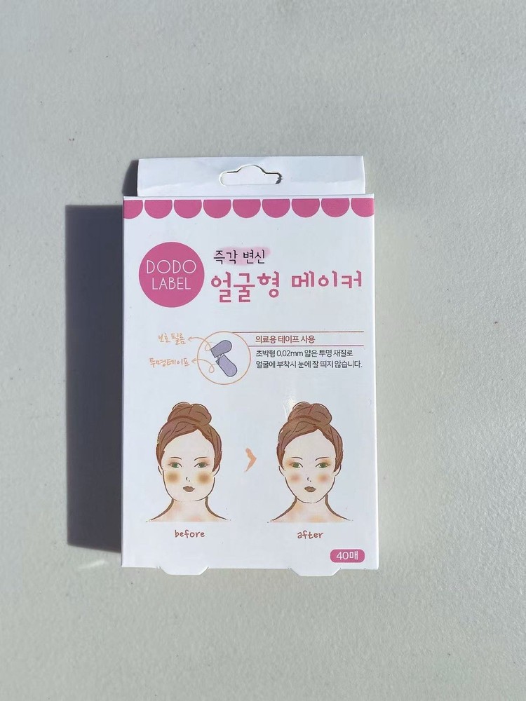 dodo label sticker Vshaped face stickers 40pcs