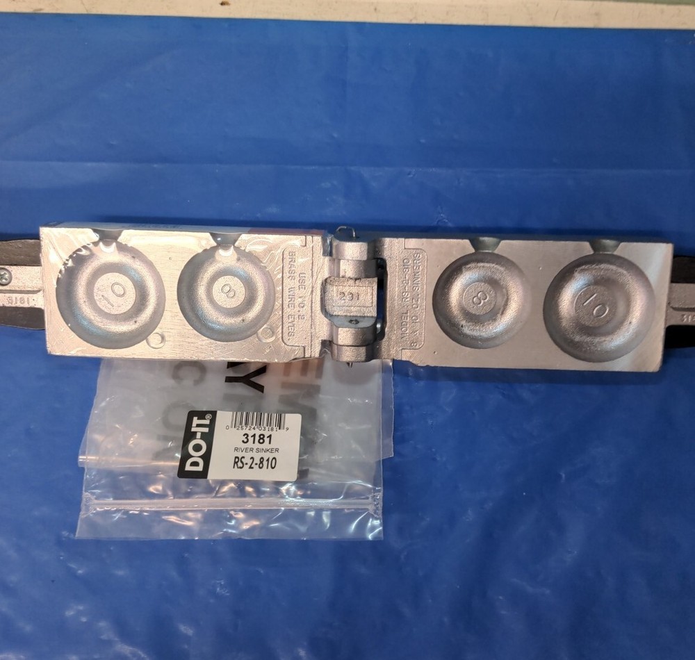 3181-RIVER SINKER MOLD RS-2-810