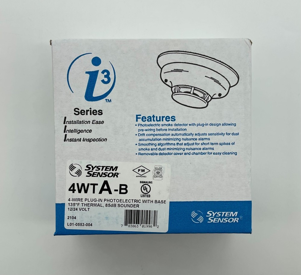 System Sensor 4WTA-B - Same Day Shipping (SEALED)