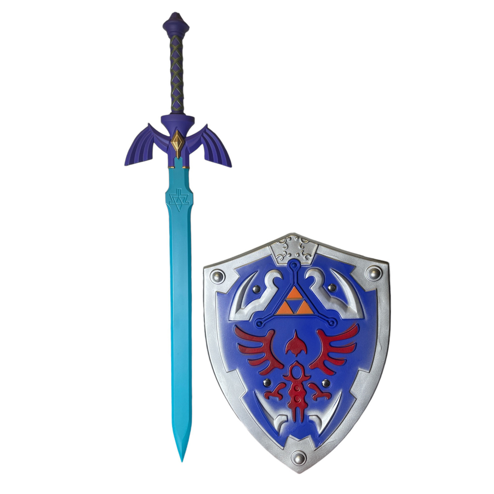 Legend of Zelda Link Hylian Master Skyward Sword+Shield PU Foam Prop Costume Toy