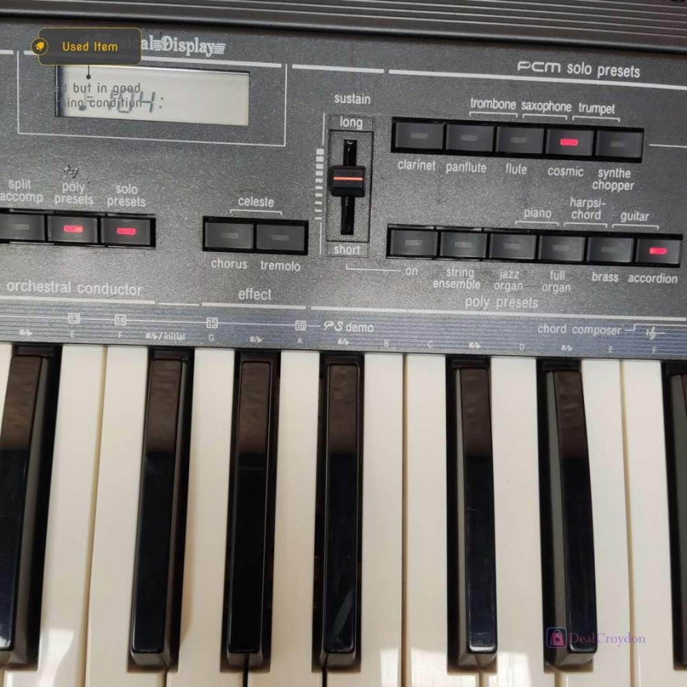 TECHNICS SX-K450 PCM ELECTRONIC KEYBOARD MIDI SYNTHESIZER