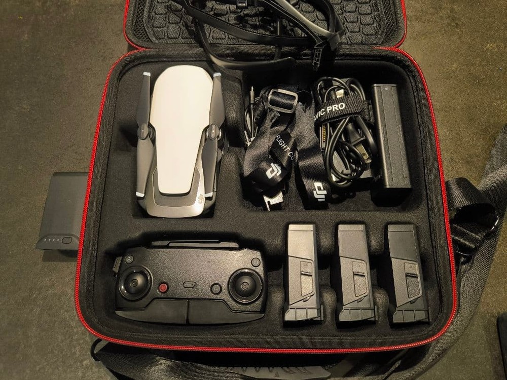 Dji Mavic Air Fly More Combo Hard Case With Foam Insert Drone Controller