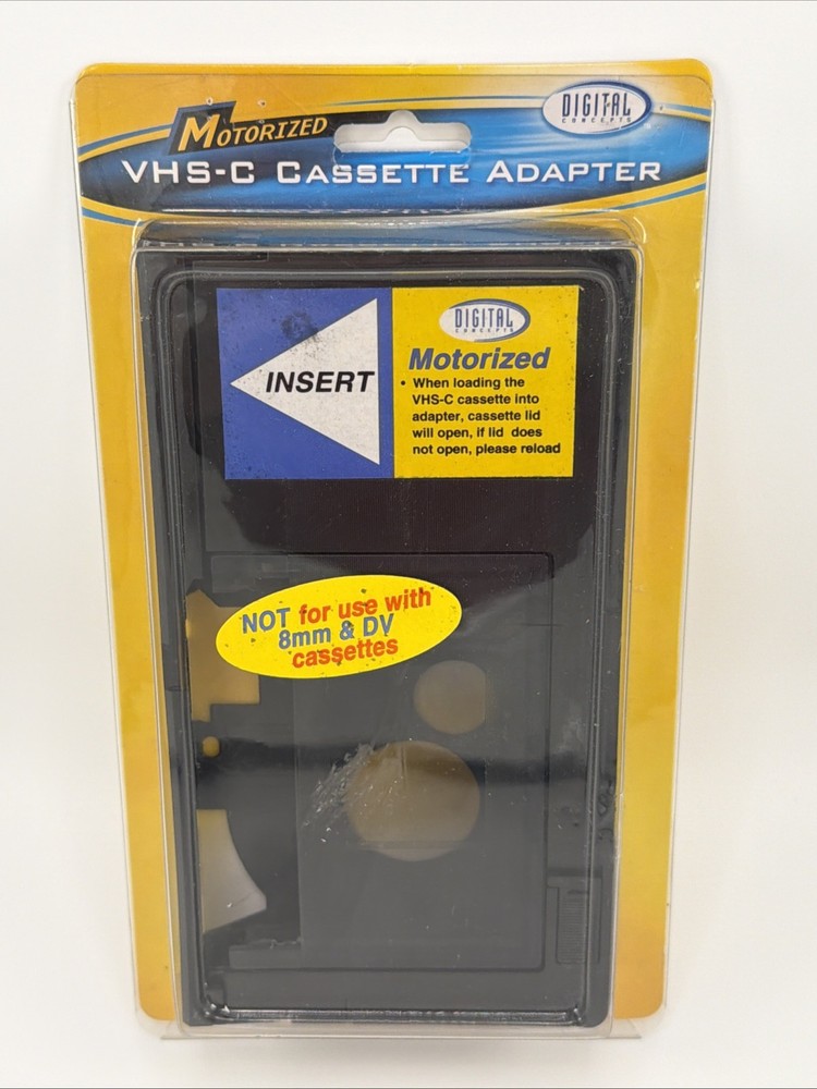 Digital Concepts Universal VHS-C Cassette Adapter NEW
