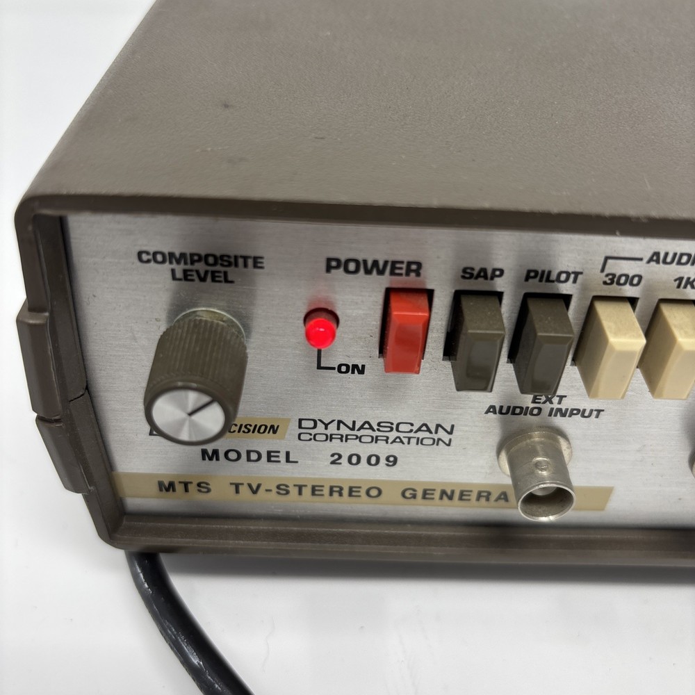 BK Precision DYNASCAN Model 2009 MTS TV-Stereo Generator, Powers On - Untested