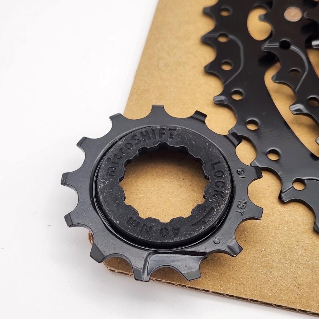 microSHIFT ADVENT 9-Speed 11-46T ED Bicycle Cassette Black Steel OPEN PACKAGE