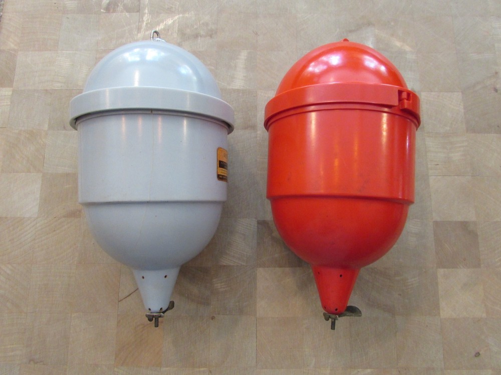 Vintage Red Comet Automatic Safety Spray Fire Control System 2 PCS. EMPTY