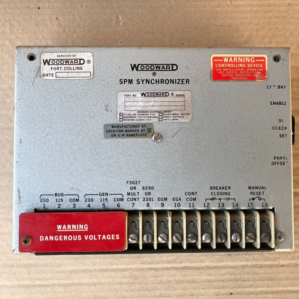 WOODWARD 8271-152 SPM SYNCHRONIZER