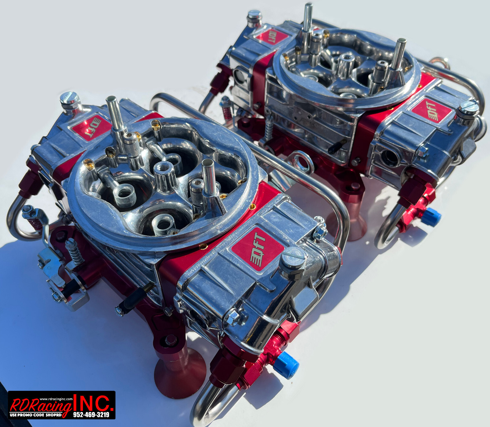 QUICK FUEL Q-750-B2 750 CFM BLOWER SUPERCHARGER CARBS WITH FUEL LINE KIT LOOK