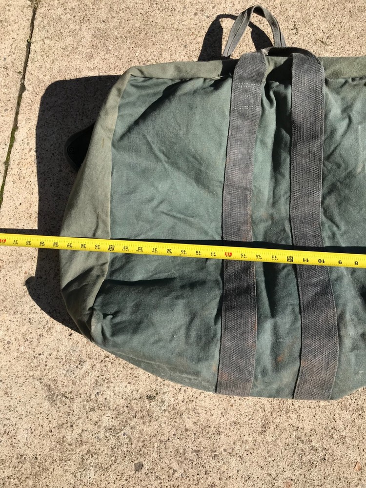 Heavy Canvas U.S. Aviator Kit Bag 1980's Dated Sec Ops Used