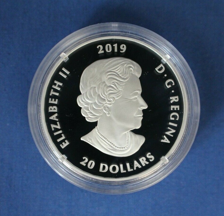2019 Canada Silver Proof $20 coin "Lest We Forget" in Case with COA