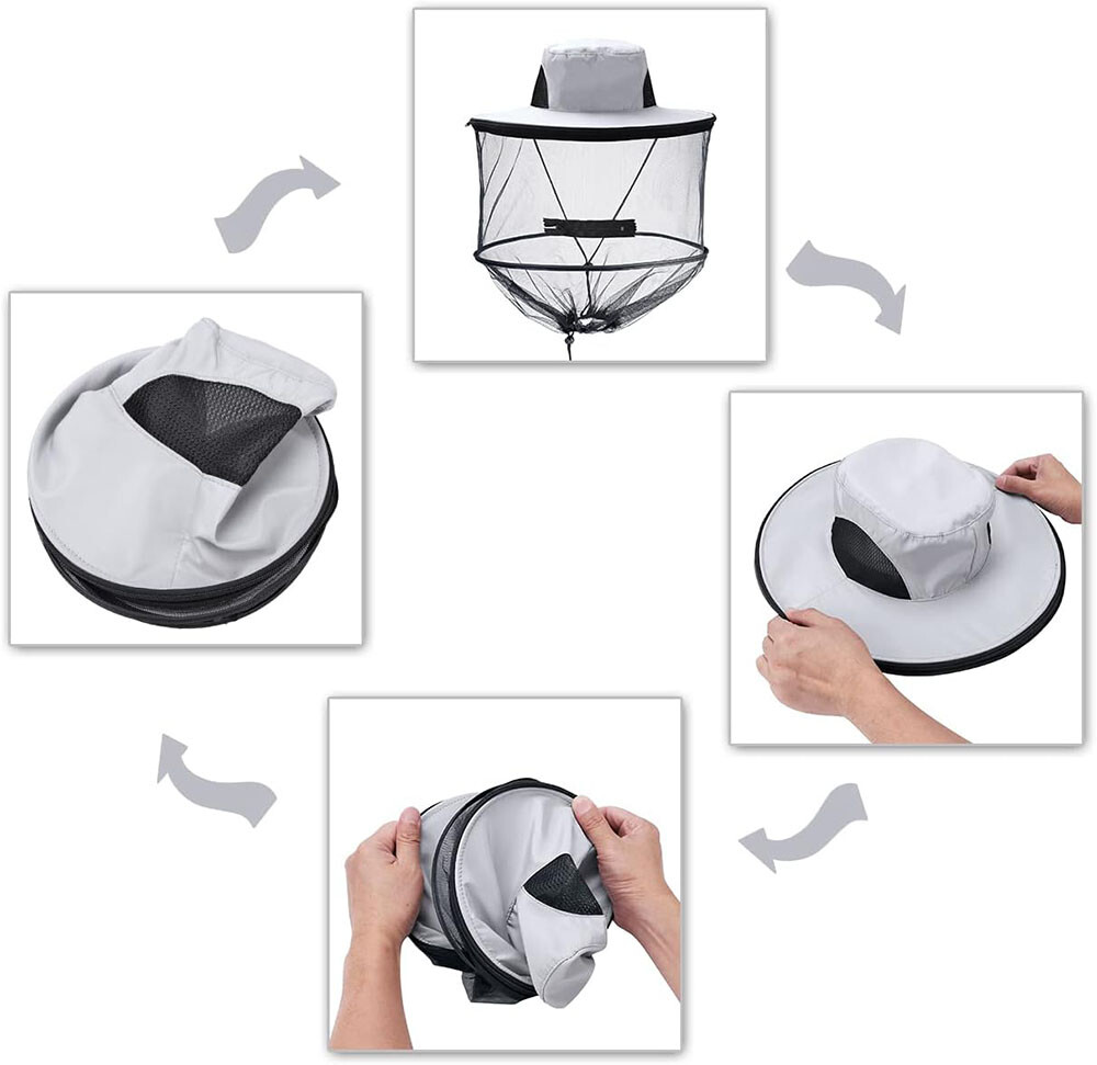 Bee Keeper Hat Beekeeping Anti Mosquito Insect Bug Net Veil Face Head Protection