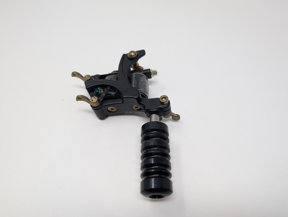 Dragonhawk Golden Trident Coil Tattoo Machine Black (E3)