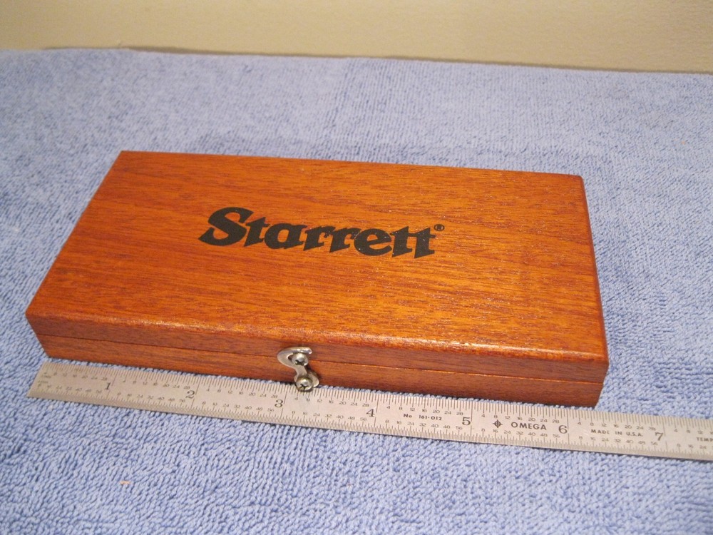 STARRETT STANDARD CASE ONLY FOR 1"-5" STARRETT MICROMETER STANDARDS
