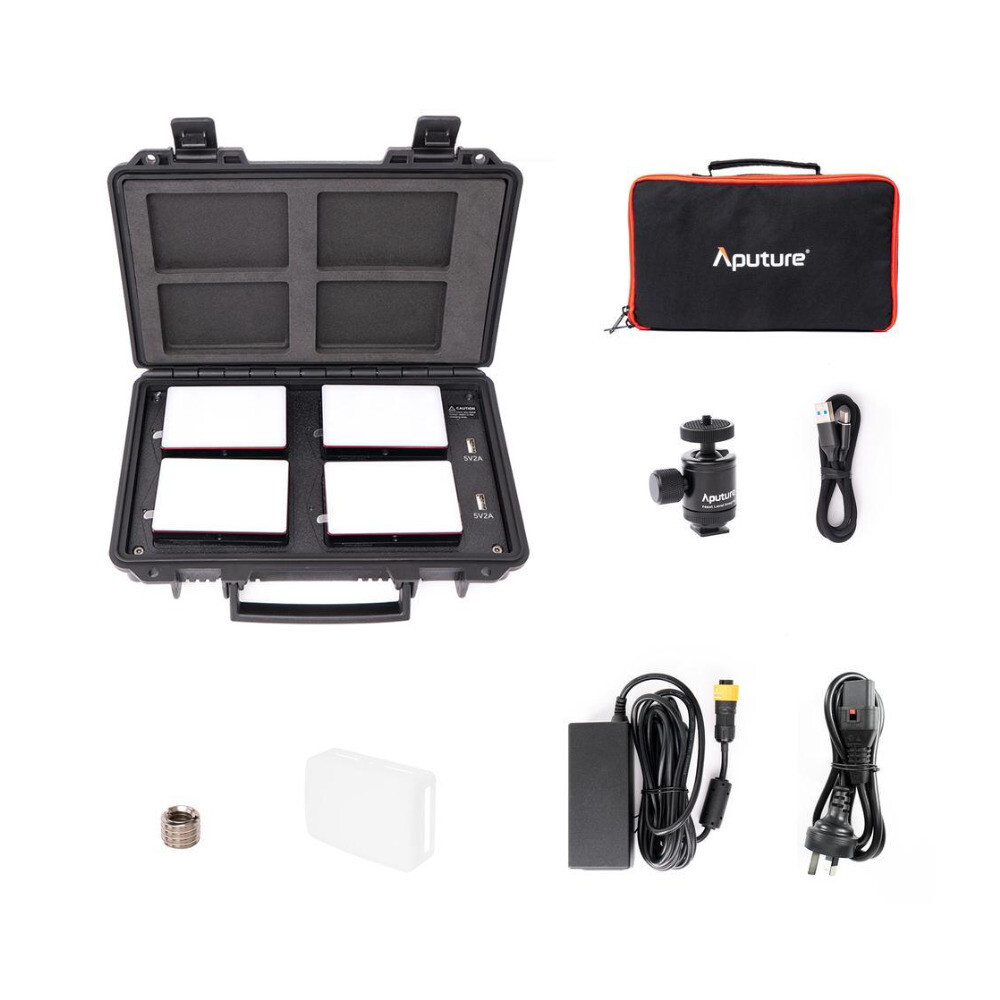 Aputure MC 4 Light Travel Kit
