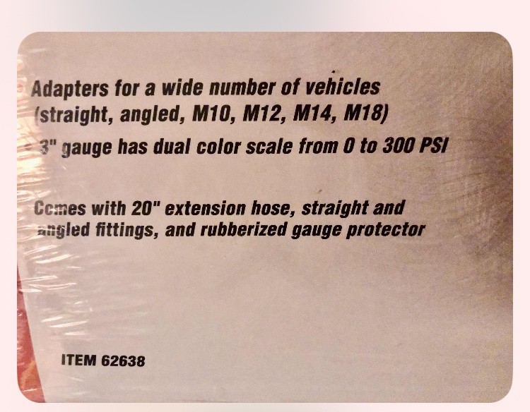 Pittsburgh Automotive 8pc Compression Test Kit by Harbor Freight
