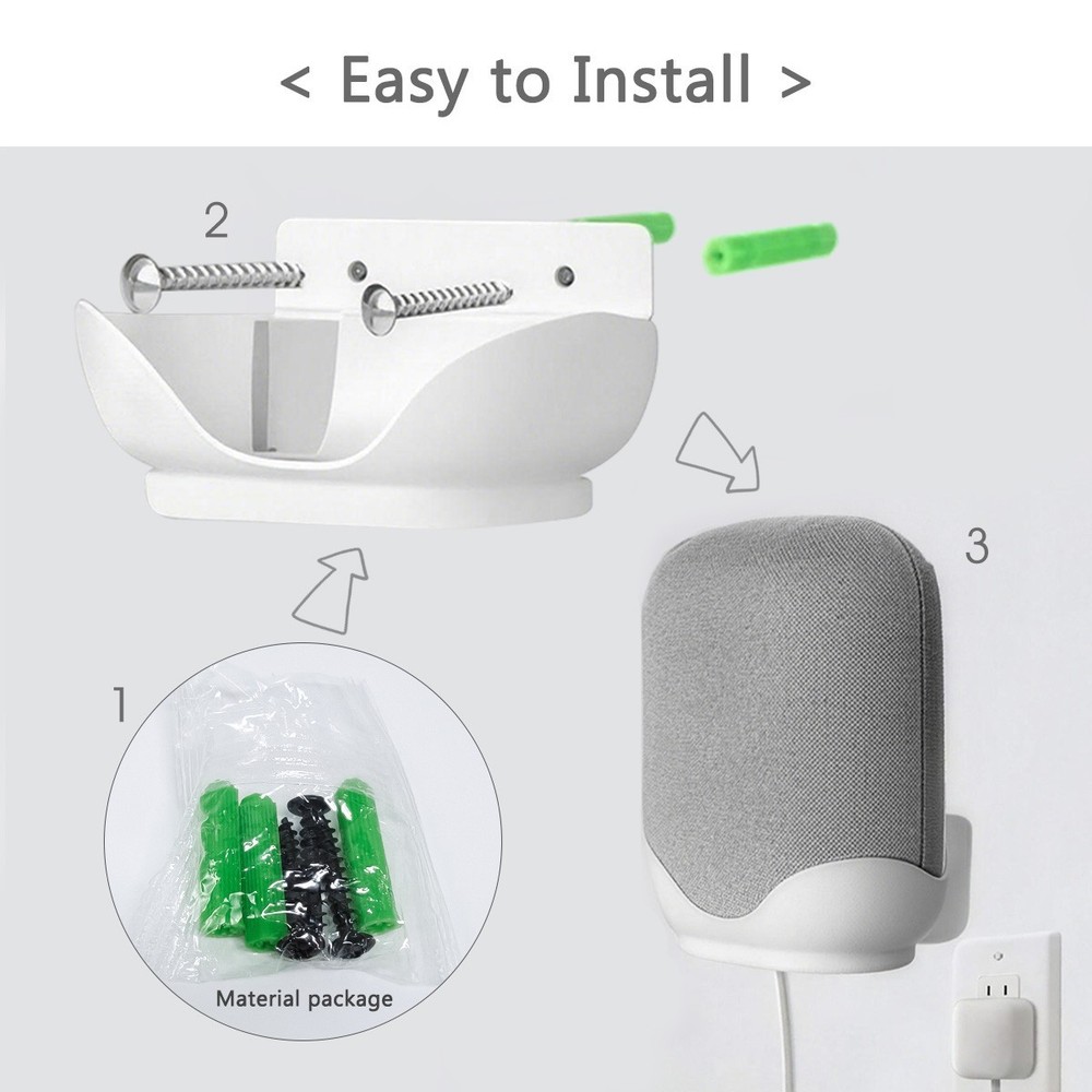 Wall Mount Bracket Desktop Holder Stand for Smart Audio Voice Assistant Speaker
