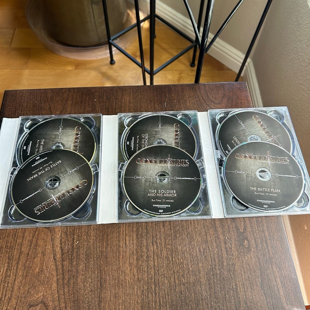 Conquer Series The Battle Plan for Purity 6 disk DVD set collection
