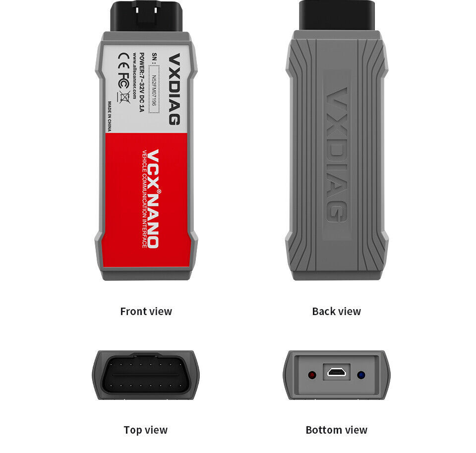 For Ford/Mazda VXDIAG VCX NANO Auto Scanner Diagnostic Configurate Tool WIFI/USB