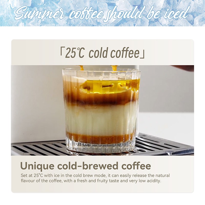 HiBREW Espresso Machine Adjustable Coffee & Steam Temperature, PID Technology