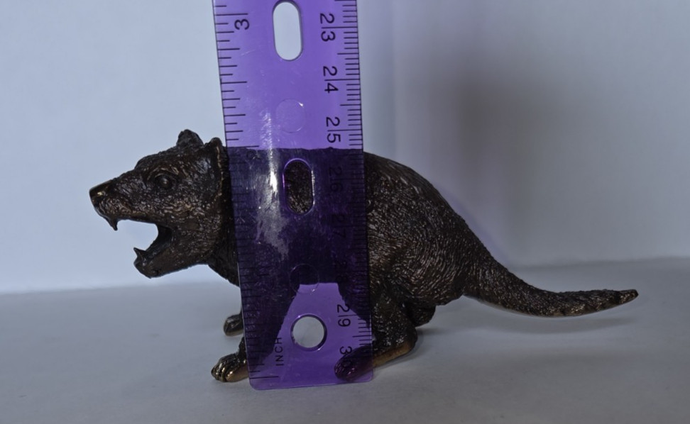 Eddie Wentorf Bronze Tasmanian Devil Sculpture Signed Art