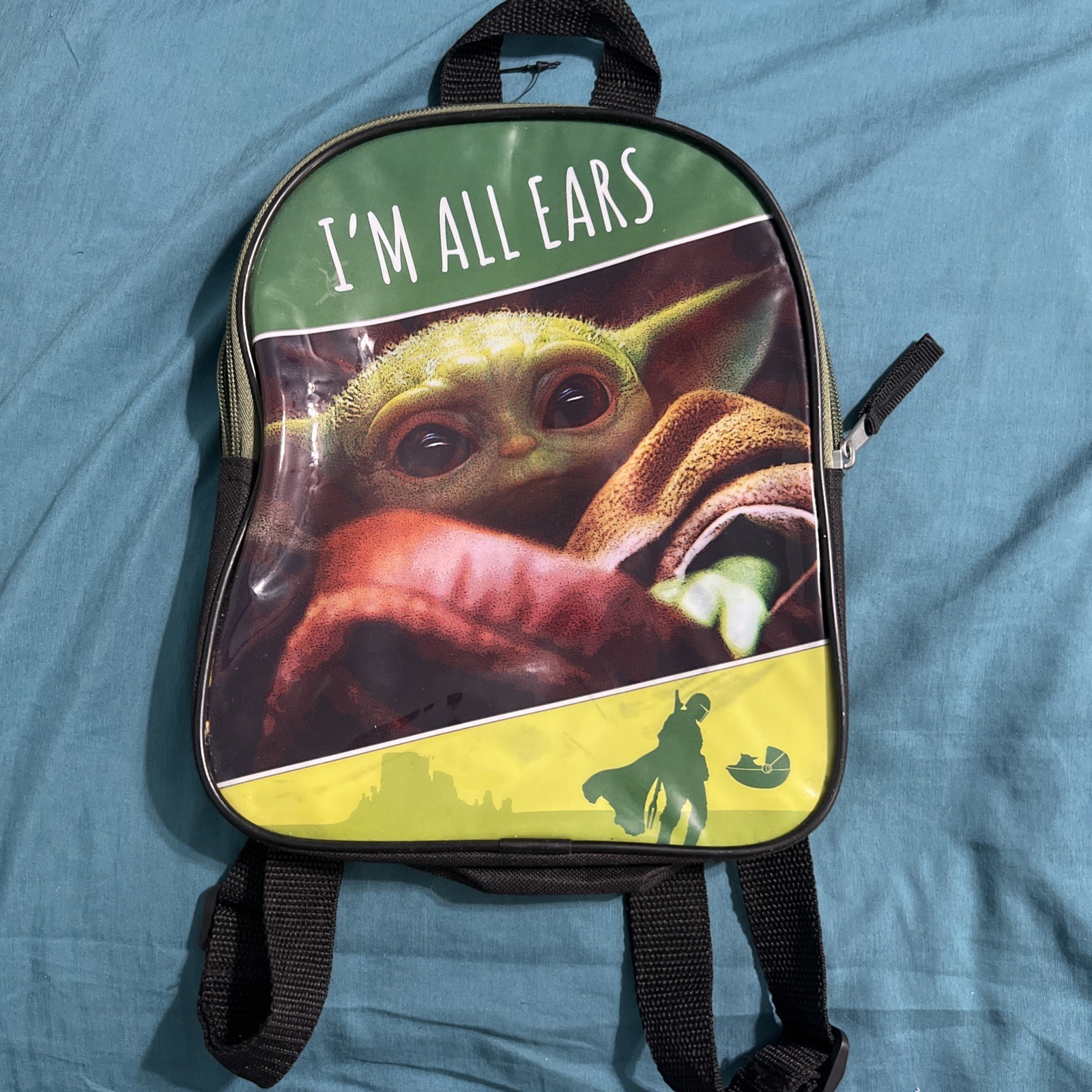The Mandalorian “I’m All Ears” Baby Backpack Baby Yoda
