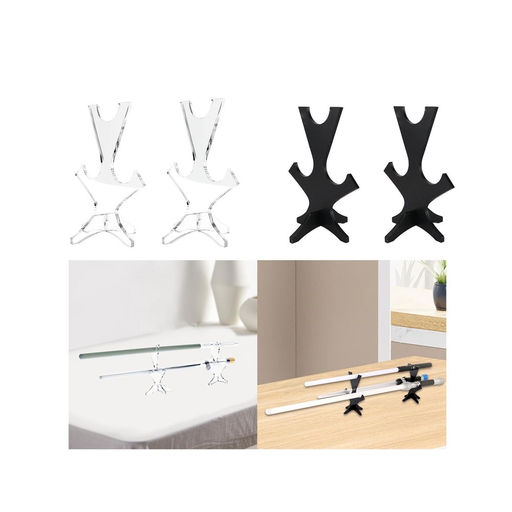 Split Sword Display Short Sword Rack Desktop Decorative Sword Sheath Display