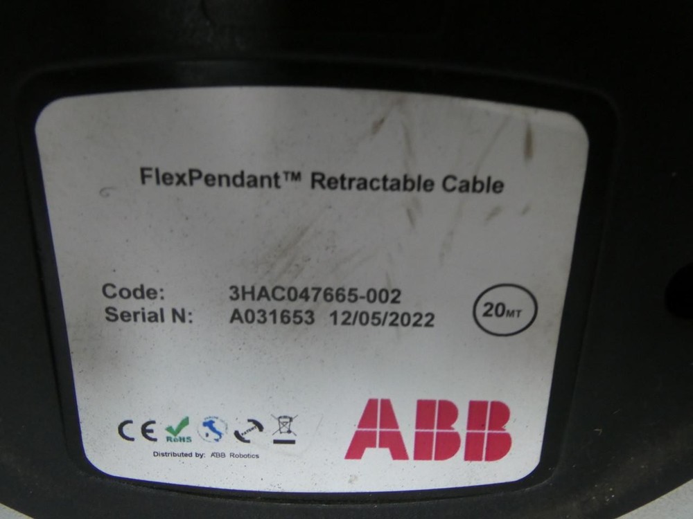 Abb 3HAC047665-002 Flexpendant Retractable Cable