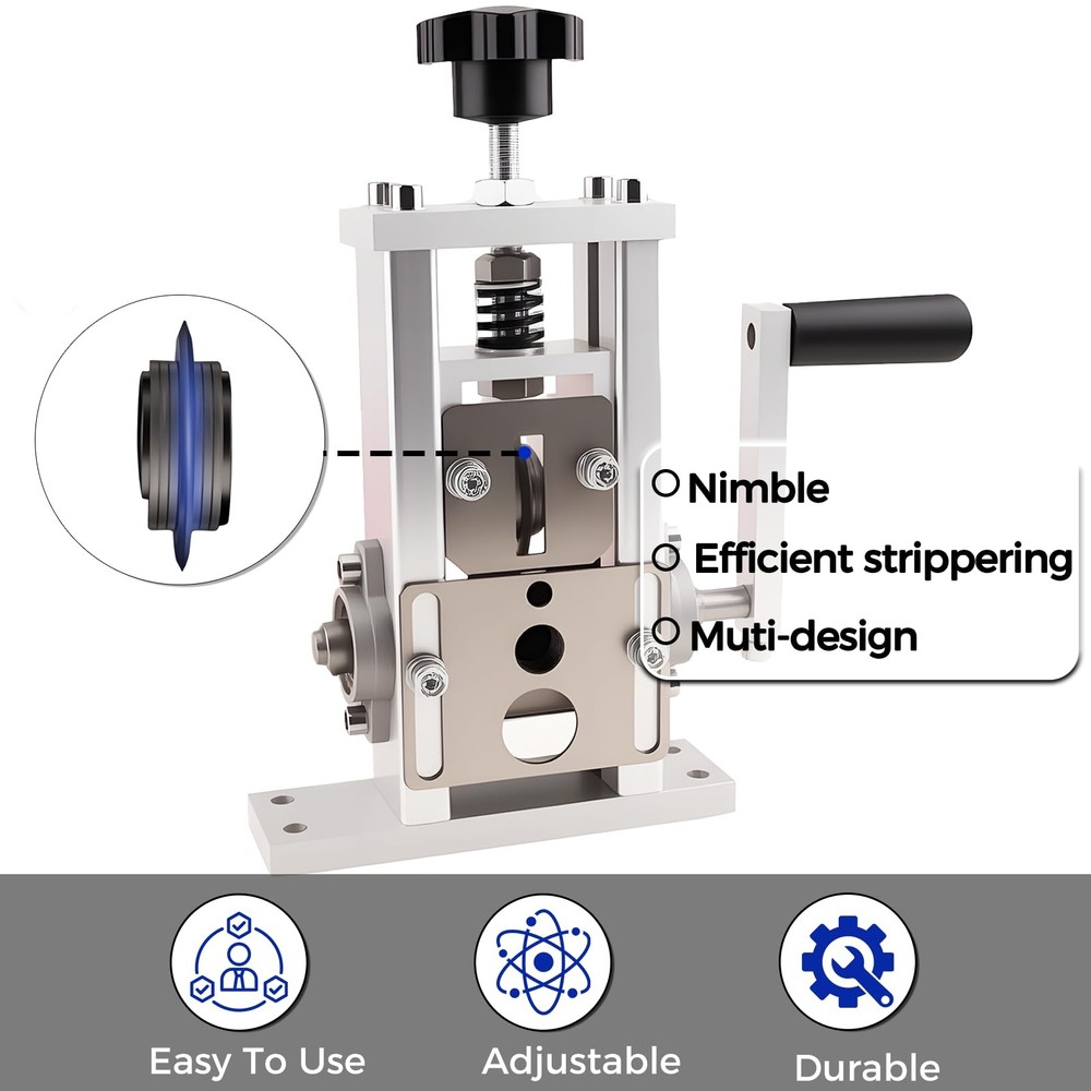 Esokoya Wire Stripper Machine, Copper Strippring Machine With Silver