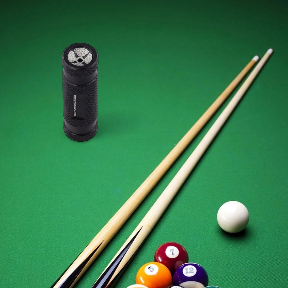 Billiards Pool Cue Tip Tool 4 Functions Shaper Scuffer Aerator Storage
