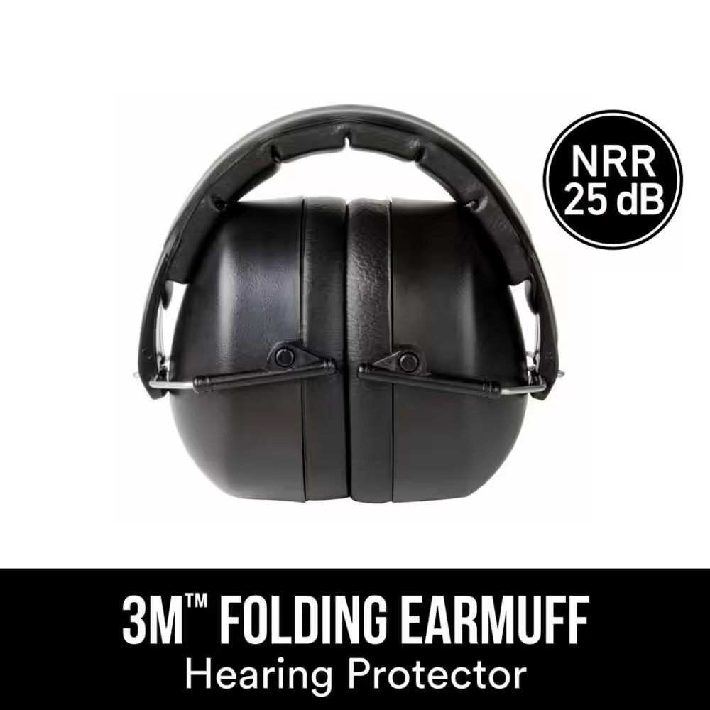 Black Folding Earmuff
