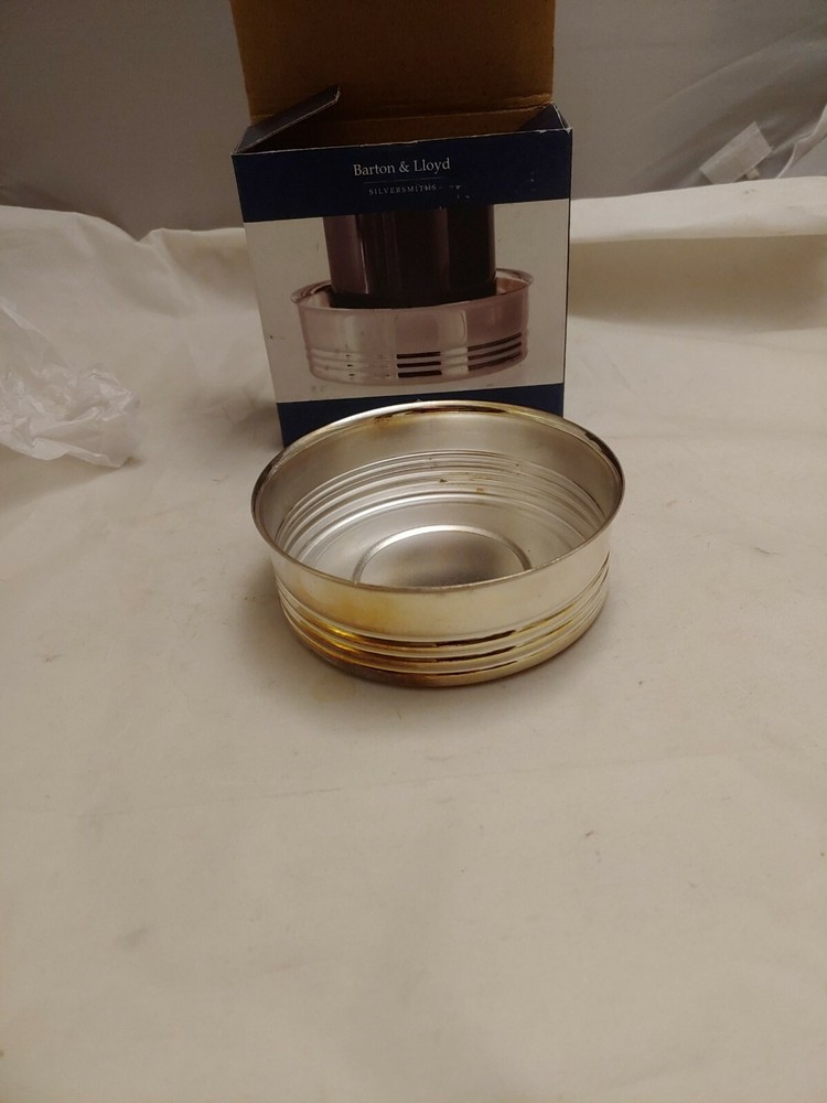 Barton & Lloyd Silver Plate Wine coaster In Box Pre-Owned