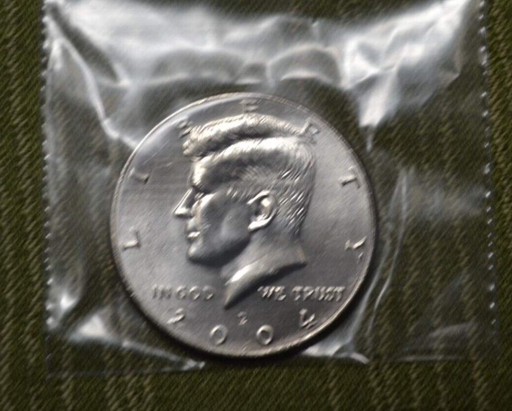 2004 D Kennedy Half Dollar Coin - circulated