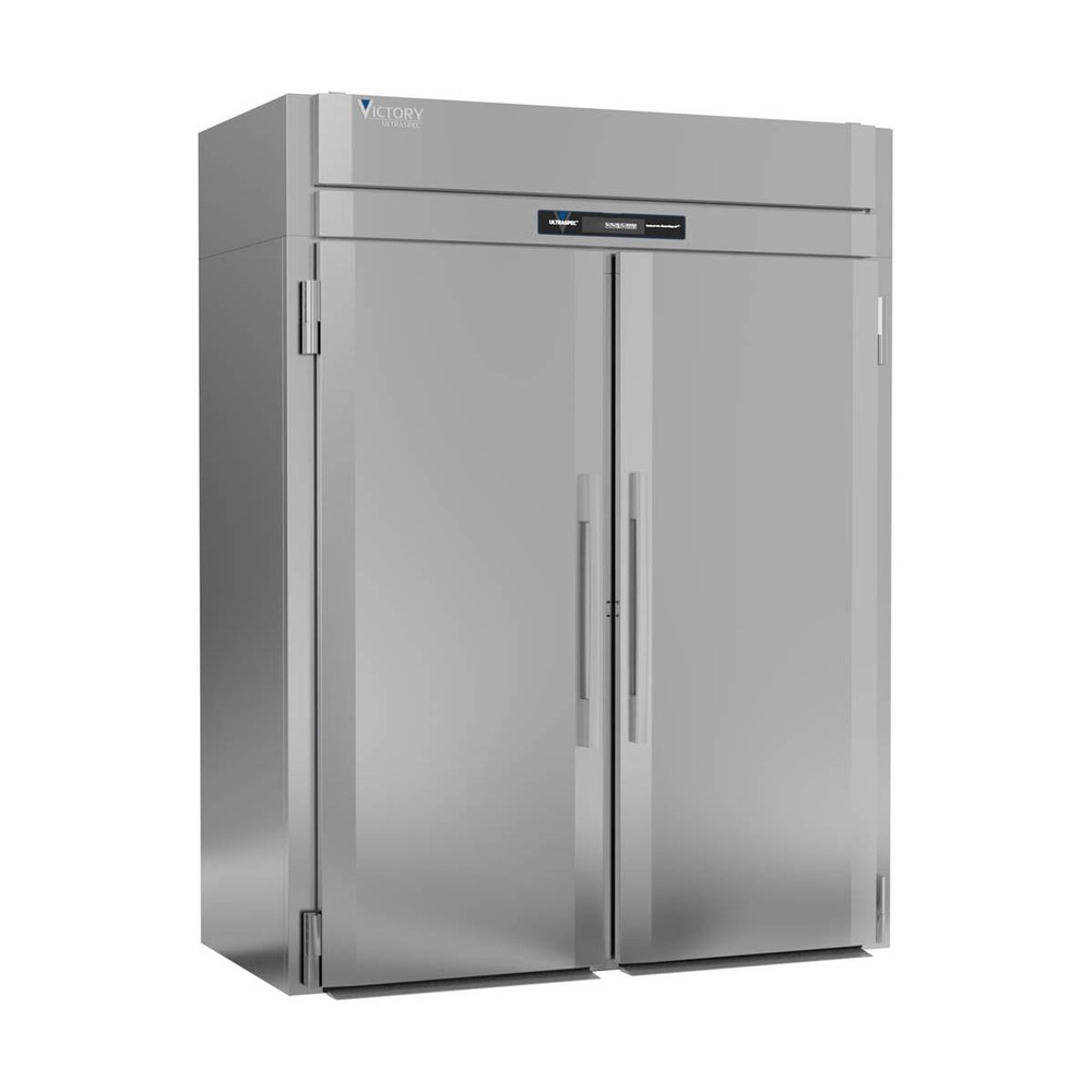Victory RISA-2D-S1-XH-HC 68" 2-Section Solid Door Roll-In Refrigerator, Extra...