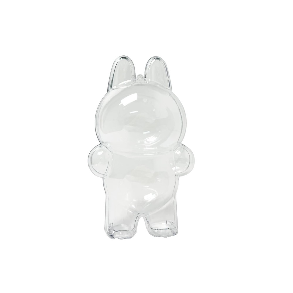 Protective Case Compatible with LABUBU Exciting Macaron, (Figure Transparent