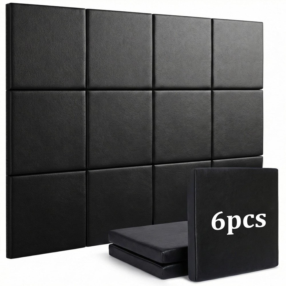 6 Pack Golf Wall Padding 2" Thick Foam Golf Enclosure Padding with Double Sid...