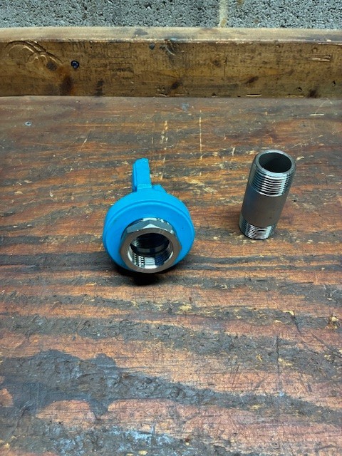 Well Drilling Carbide Drag Bit 3" Diameter with 1" NPT Threads