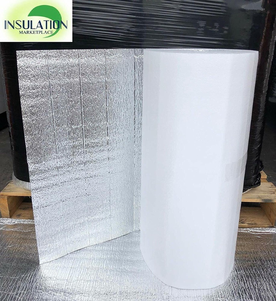 SmartSHIELD -3W WHITE Reflective Insulation roll, Foam Core Radiant Barrier 3MM