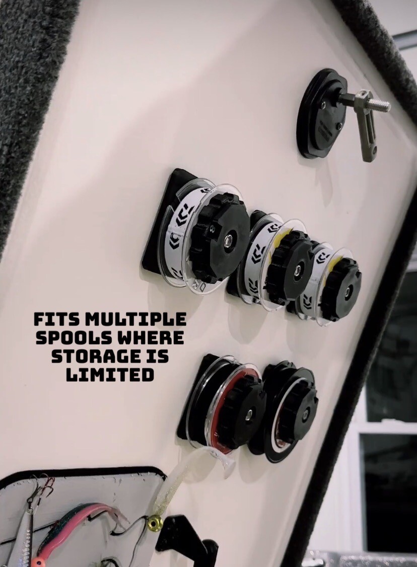 Leader Line Mount / Holder For Fishing - Spool Tender / Tournament Organizer