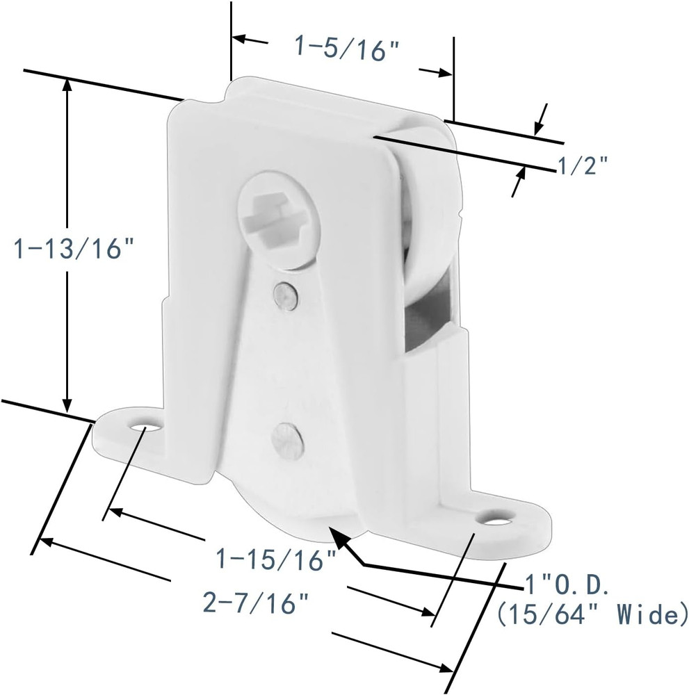 Sliding Screen Door Rollers Replacement for Andersen Part #1274104 (Before 1991