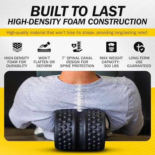 SpineAline Back Roller – Muscle Rollers Deep Tissue Spine Alignment Tool –