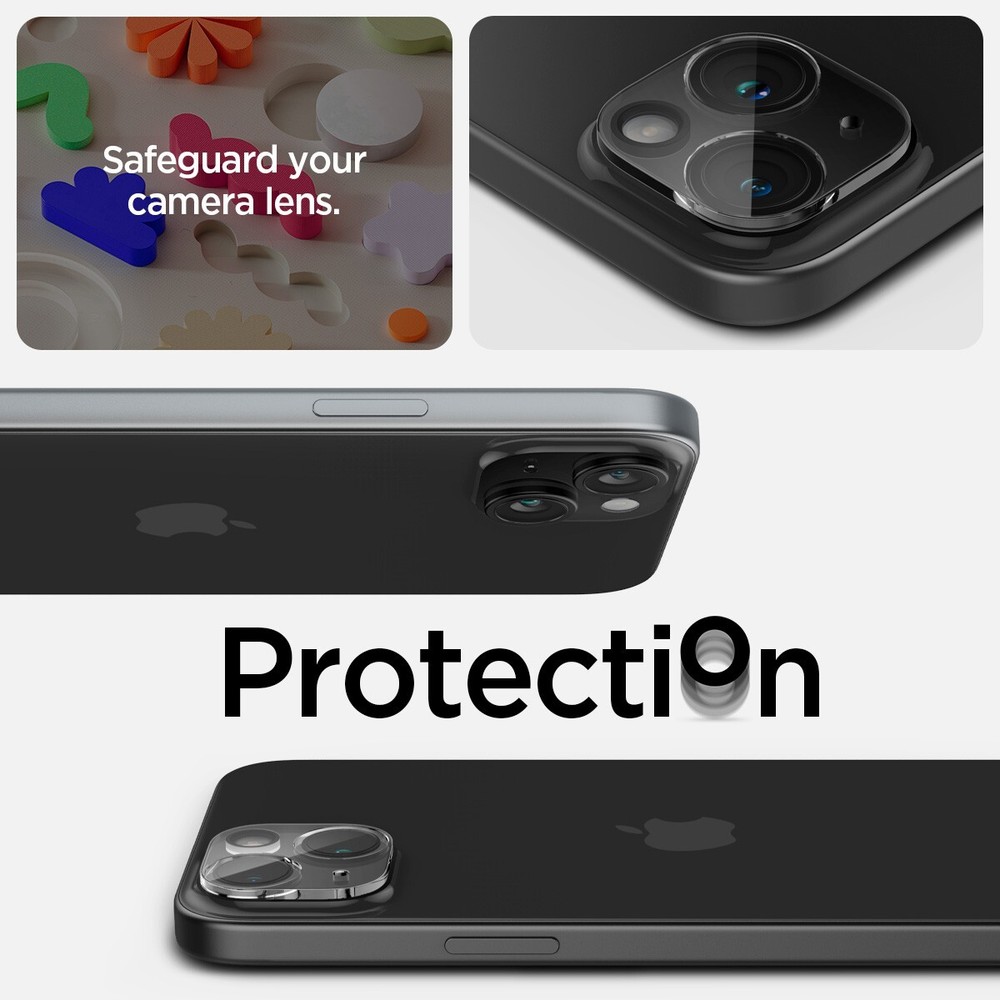 For iPhone 15 / 15 Plus / 14 / 14 Plus | Spigen Optik Lens Protector