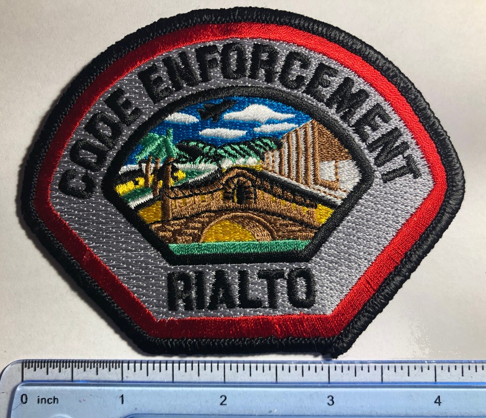 Rialto California Code Enforcement Patch