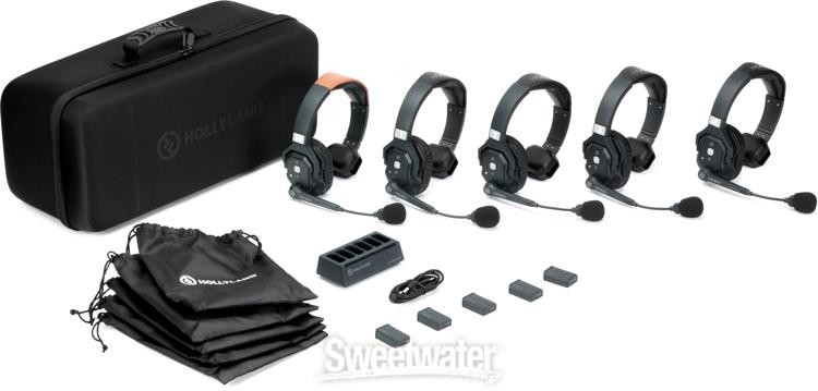 Hollyland Solidcom SE 5S 5-person Wireless Intercom System - Global Version
