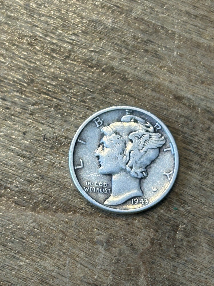 1943 Mercury Dime VF